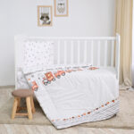 Σετ προίκας μωρού για κούνια ” Ranforce” 4 τμχ