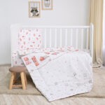 Σετ προίκας μωρού για κούνια ” Ranforce” 4 τμχ