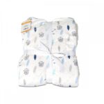 Cangaroo κουβέρτα αγκαλιάς & λίκνου “Shaggy blue”