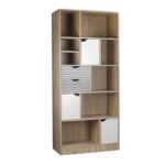 Βιβλιοθήκη “Mintoni-Somona λευκό με pattern”