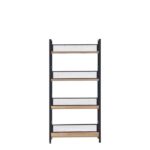 Βιβλιοθήκη “Nest-Φυσικό με μαύρο” 60x28x121 εκ.