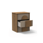 Κομοδίνο Oseo με 3 Συρτάρια με Push Πόμολο | 55x35x40