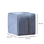 Διακοσμητικό Σκαμπό πλεκτό | 37×37