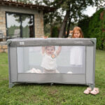 Lorelli Παρκοκρέβατο CARINA 1 επιπέδου με Μαλακό Στρώμα & Πτυσσόμενο Σχέδιο