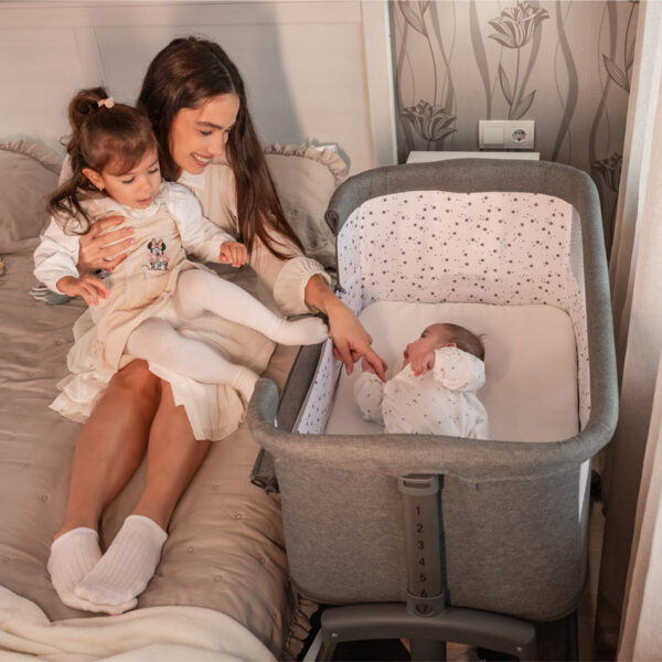 Lorelli Λίκνο – Κρεβατάκι LAYLA 2 in 1 με Ρυθμιζόμενο Ύψος