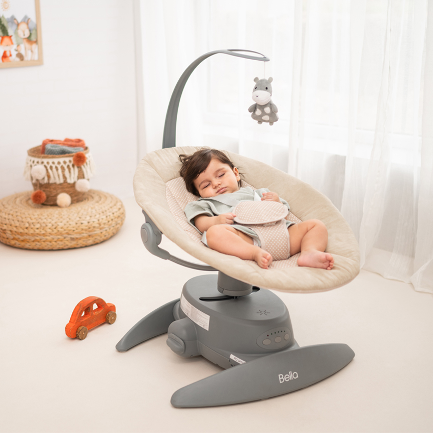 Lorelli Baby Swing Cradle Bella Ηλεκτρικό Λίκνο Μωρού με Κούνια