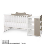 Παιδικό Κρεβάτι Lorelli BED MULTI 190×72 με Προστατευτικά & Αποθηκευτικό Χώρο