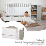 Παιδικό Κρεβάτι Lorelli BED MULTI 190×72 με Προστατευτικά & Αποθηκευτικό Χώρο