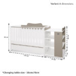 Παιδικό Κρεβάτι Lorelli BED MULTI 190×72 με Προστατευτικά & Αποθηκευτικό Χώρο