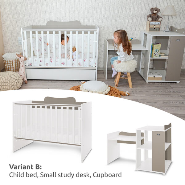 Παιδικό Κρεβάτι Lorelli BED MULTI 190×72 με Προστατευτικά & Αποθηκευτικό Χώρο