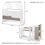 Παιδικό Κρεβάτι Lorelli BED MULTI 190×72 με Προστατευτικά & Αποθηκευτικό Χώρο