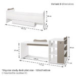 Παιδικό Κρεβάτι Lorelli BED MULTI 190×72 με Προστατευτικά & Αποθηκευτικό Χώρο