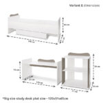 Παιδικό Κρεβάτι Lorelli BED MULTI 190×72 με Προστατευτικά & Αποθηκευτικό Χώρο