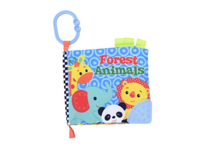 Μαλακό Εκπαιδευτικό Βιβλιαράκι με Άγρια Ζωάκια – Wild Animals Lorelli