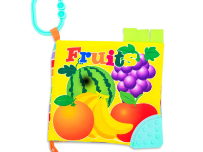 Μαλακό Εκπαιδευτικό Βιβλιαράκι με Θέμα Φρούτα