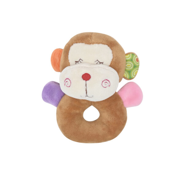Κουδουνίστρα Υφασμάτινη Lorelli Rattle Monkey Natural