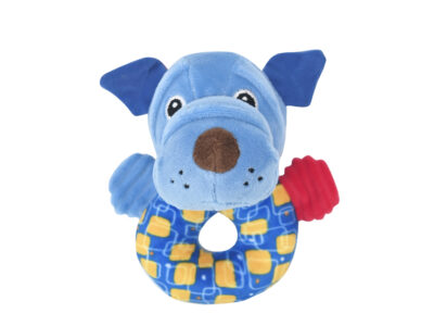 Κουδουνίστρα Υφασμάτινη Lorelli Rattle Dog Blue Natural