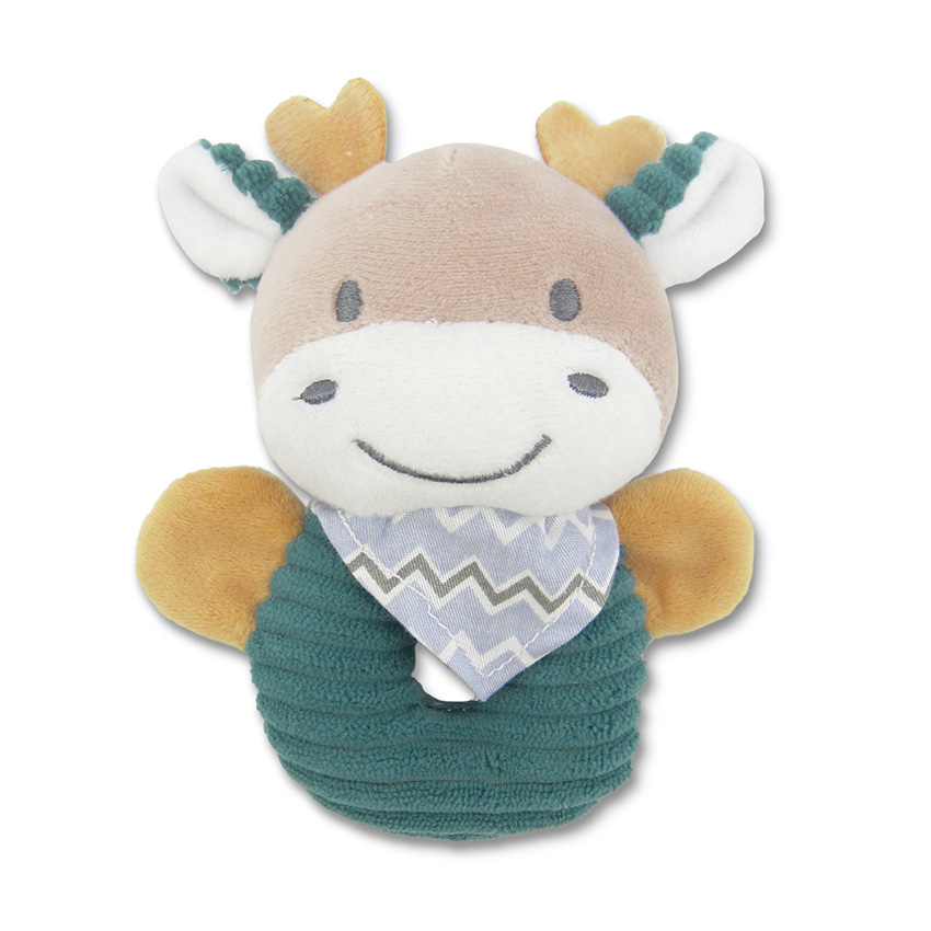 Κουδουνίστρα Υφασμάτινη Lorelli Rattle Deer Blue Natural