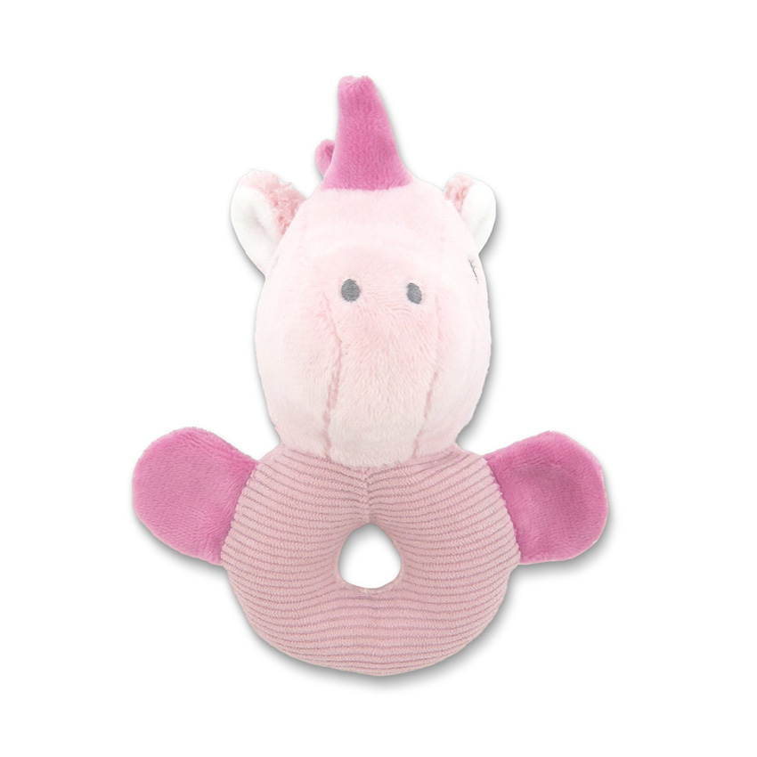 Κουδουνίστρα Lorelli Rattle Ring Unicorn Pink Natural