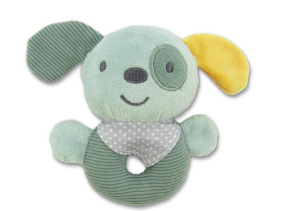 Κουδουνίστρα Lorelli Rattle Ring Dog Green Natural