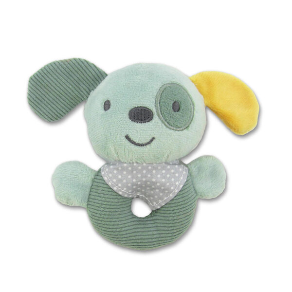 Κουδουνίστρα Lorelli Rattle Ring Dog Green Natural