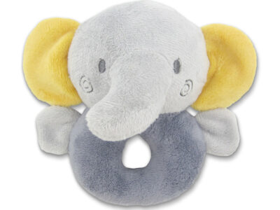 Music Toy Elephant Grey Natural – Κουδουνίστρα / Παιχνίδι Elephant Grey Natural της Lorelli