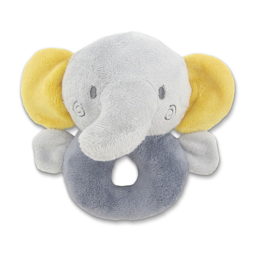 Music Toy Elephant Grey Natural – Κουδουνίστρα / Παιχνίδι Elephant Grey Natural της Lorelli