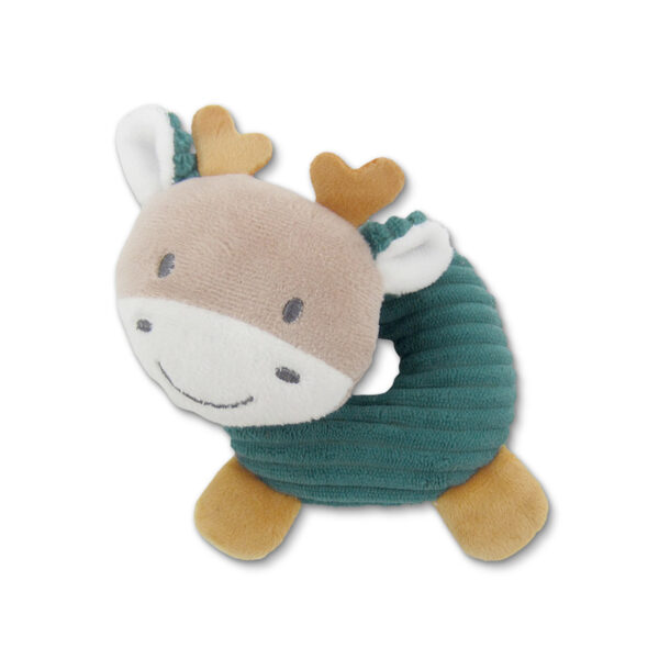 Μαλακή Κουδουνίστρα Lorelli Donut – Deer Blue Natural