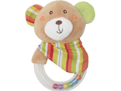 Μαλακή Κουδουνίστρα Lorelli Rattle Ring – Bear Natural