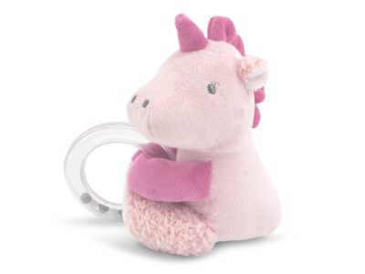 Μαλακό Παιχνίδι με Κρίκο Lorelli – Unicorn Pink Natural