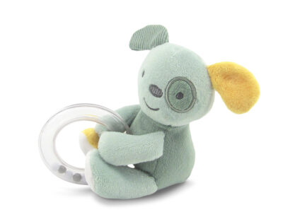 Μαλακό Παιχνίδι με Κρίκο Lorelli – Dog Green Natural