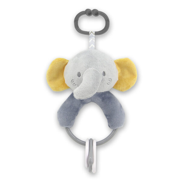 Κουδουνίστρα Μωρού Lorelli Ελεφαντάκι Γκρι