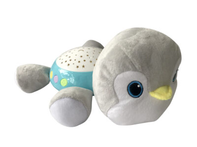 Φωτάκι Νυκτός Προβολέας Lorelli Penguin με Μουσική & Αστέρια