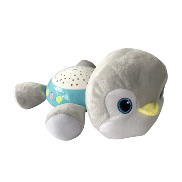 Φωτάκι Νυκτός Προβολέας Lorelli Penguin με Μουσική & Αστέρια