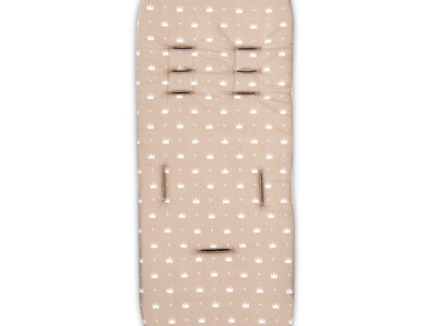 COSY TRAVEL MEMORY MAT CROWNS LATTE