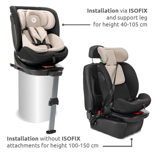 Κάθισμα Αυτοκινήτου Lorelli CONCORD PRO i-Size 360° ISOFIX (40-150 cm) – Μέγιστη Ασφάλεια & Άνεση από Νεογέννητο έως 12 Ετών