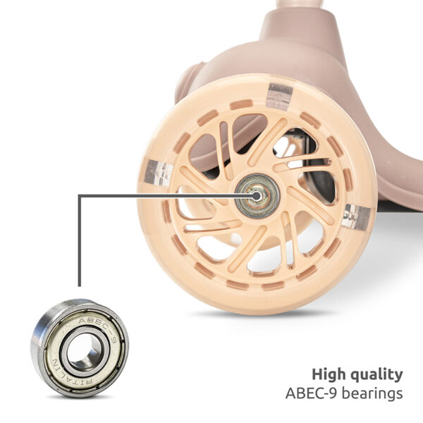 Παιδικό Scooter Jetster Plus Lorelli – 2 σε 1 με Κάθισμα, LED Ρόδες & Ρυθμιζόμενο Ύψος