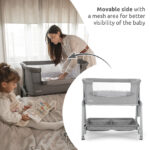 Lorelli Λίκνο – Κρεβατάκι LAYLA 2 in 1 με Ρυθμιζόμενο Ύψος