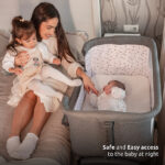 Lorelli Λίκνο – Κρεβατάκι LAYLA 2 in 1 με Ρυθμιζόμενο Ύψος