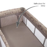 Lorelli Παρκοκρέβατο MOONLIGHT 2 επιπέδων Plus με Αλλαξιέρα & Πτυσσόμενο Σχέδιο