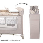 Παρκοκρέβατο 2 Επιπέδων Lorelli Moonlight με Αλλαξιέρα