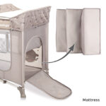 Παρκοκρέβατο 2 Επιπέδων Lorelli Moonlight με Αλλαξιέρα