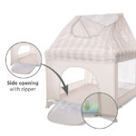 Lorelli Παρκοκρέβατο MY PLACE με Στέγη & Μαλακό Στρώμα