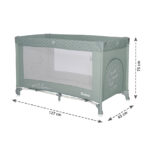 Lorelli Παρκοκρέβατο NOEMI 1 επιπέδου με Στρώμα & Τσάντα Μεταφοράς