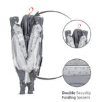 Lorelli Παρκοκρέβατο PLAYGROUND με Μαλακό Στρώμα & Πτυσσόμενο Σχέδιο