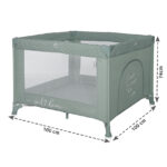 Lorelli Παρκοκρέβατο SUNNY PLAYGROUND με Μαλακό Στρώμα & Πτυσσόμενο Σχέδιο