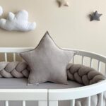 Διακοσμητικό μαξιλάρι κούνιας | Star Grey