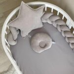 Διακοσμητικό μαξιλάρι κούνιας | Star Grey