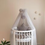 Διακοσμητικό μαξιλάρι κούνιας | Star Grey