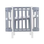 Πολυμορφική κούνια μωρού ANTI-REFLUXZ NIKA | Grey & White